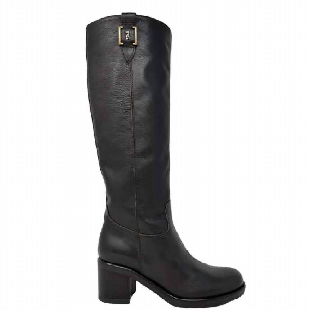NEW NEROGIARDINI women’s leather boots in black